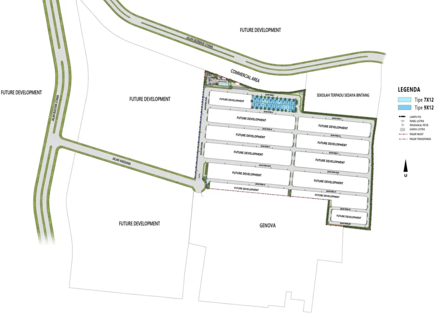 Siteplan Cluster