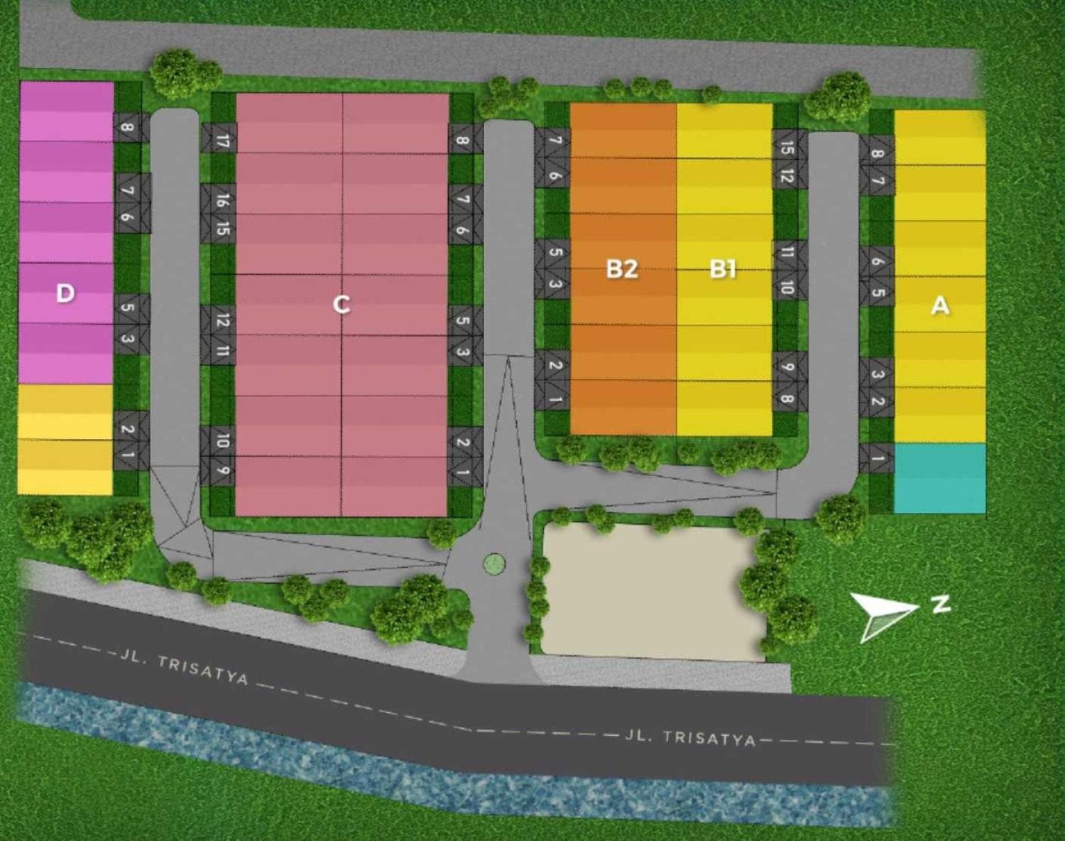 Siteplan Cluster