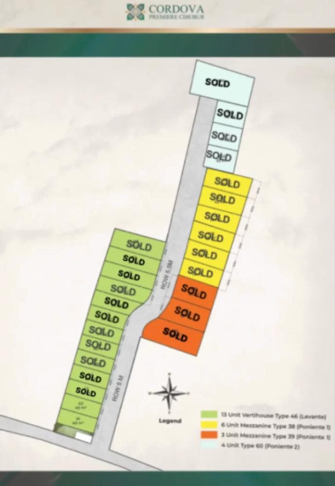 Siteplan Catania Premiere Cibubur