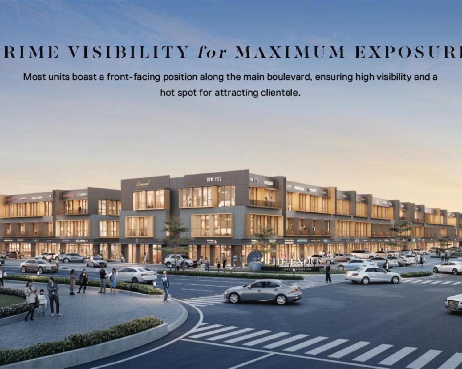 Fasad Ruko Exquis BSD