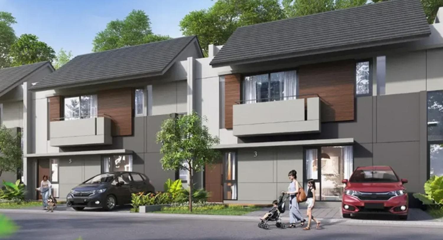 Fasad Rona Homes Summarecon Tangerang