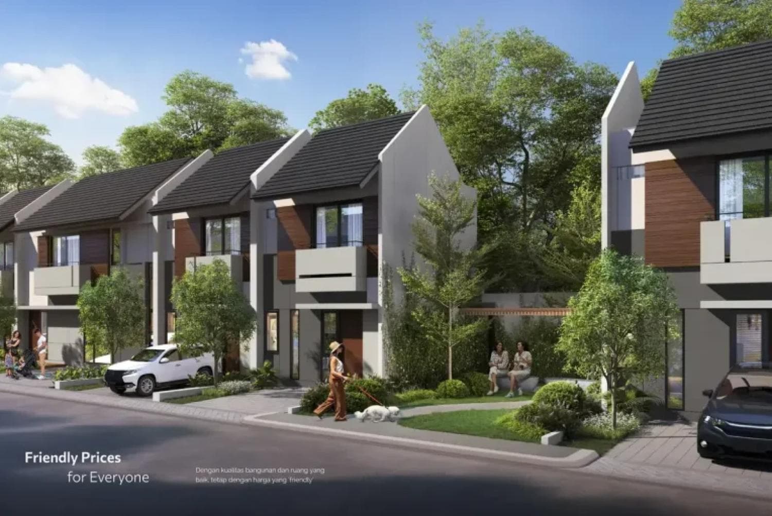 Fasad Rona Homes Summarecon Tangerang