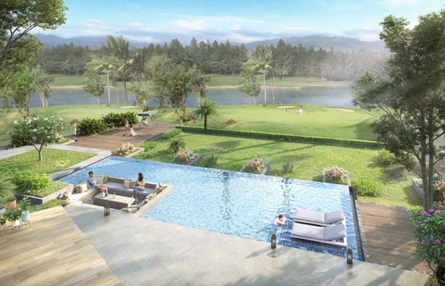 Kolam Renang Citra Mansion Golf Residence