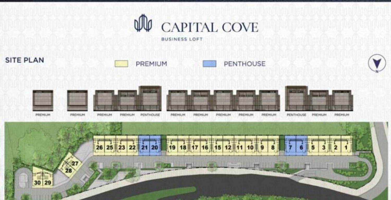 Siteplan Ruko Greencove BSD
