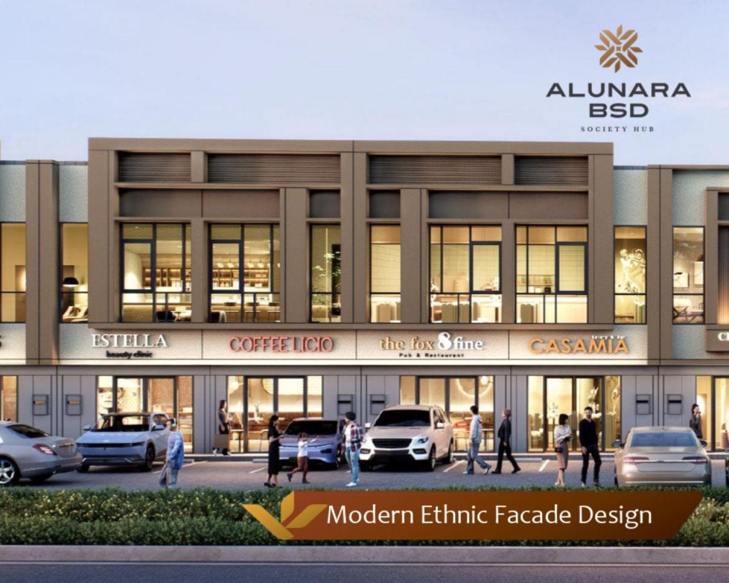 Fasad Ruko Alunara