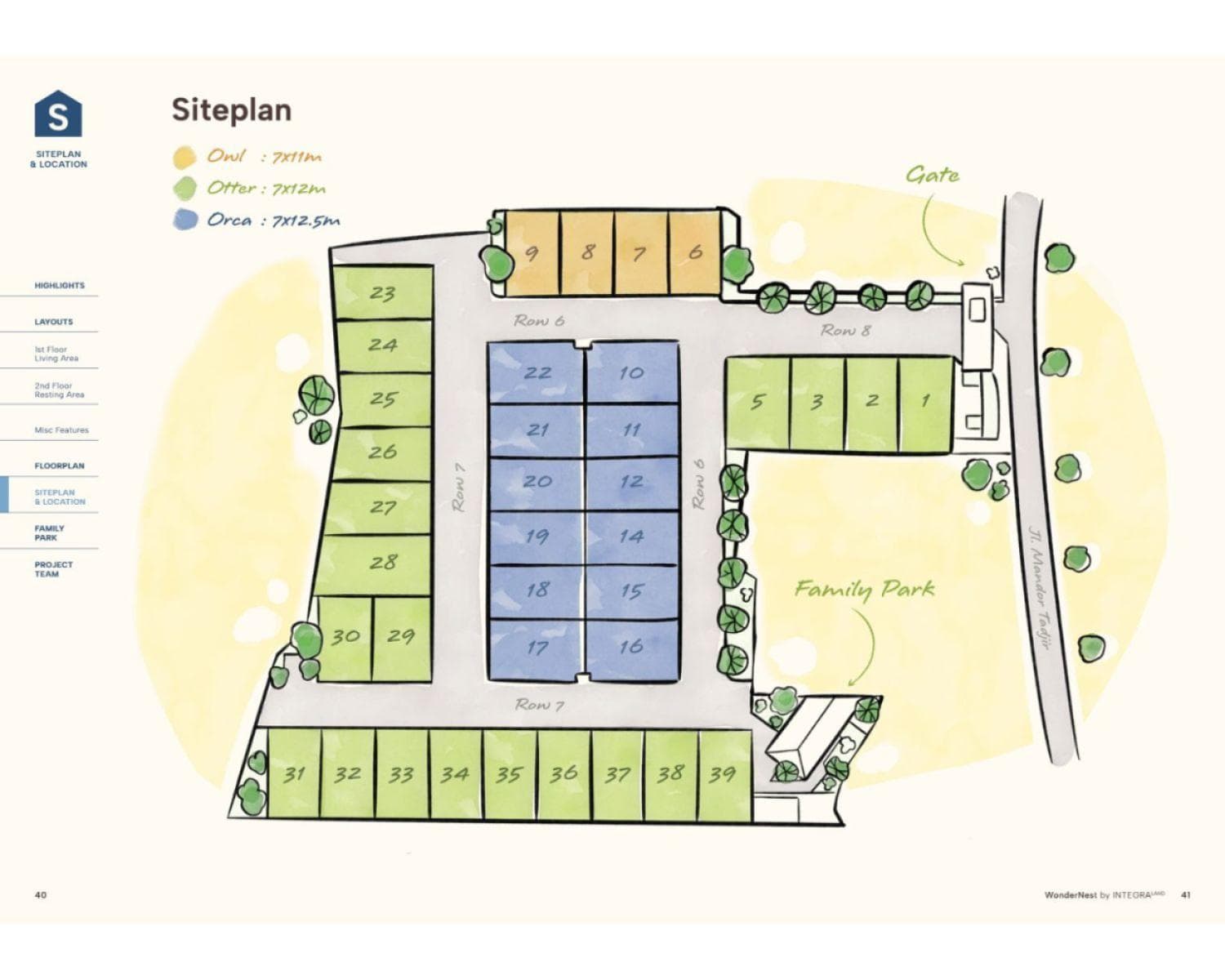 Siteplan WonderNest