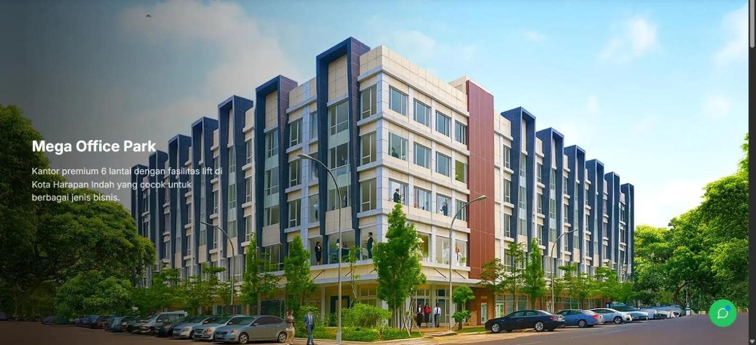Fasad Mega Office Park Kota Harapan Indah