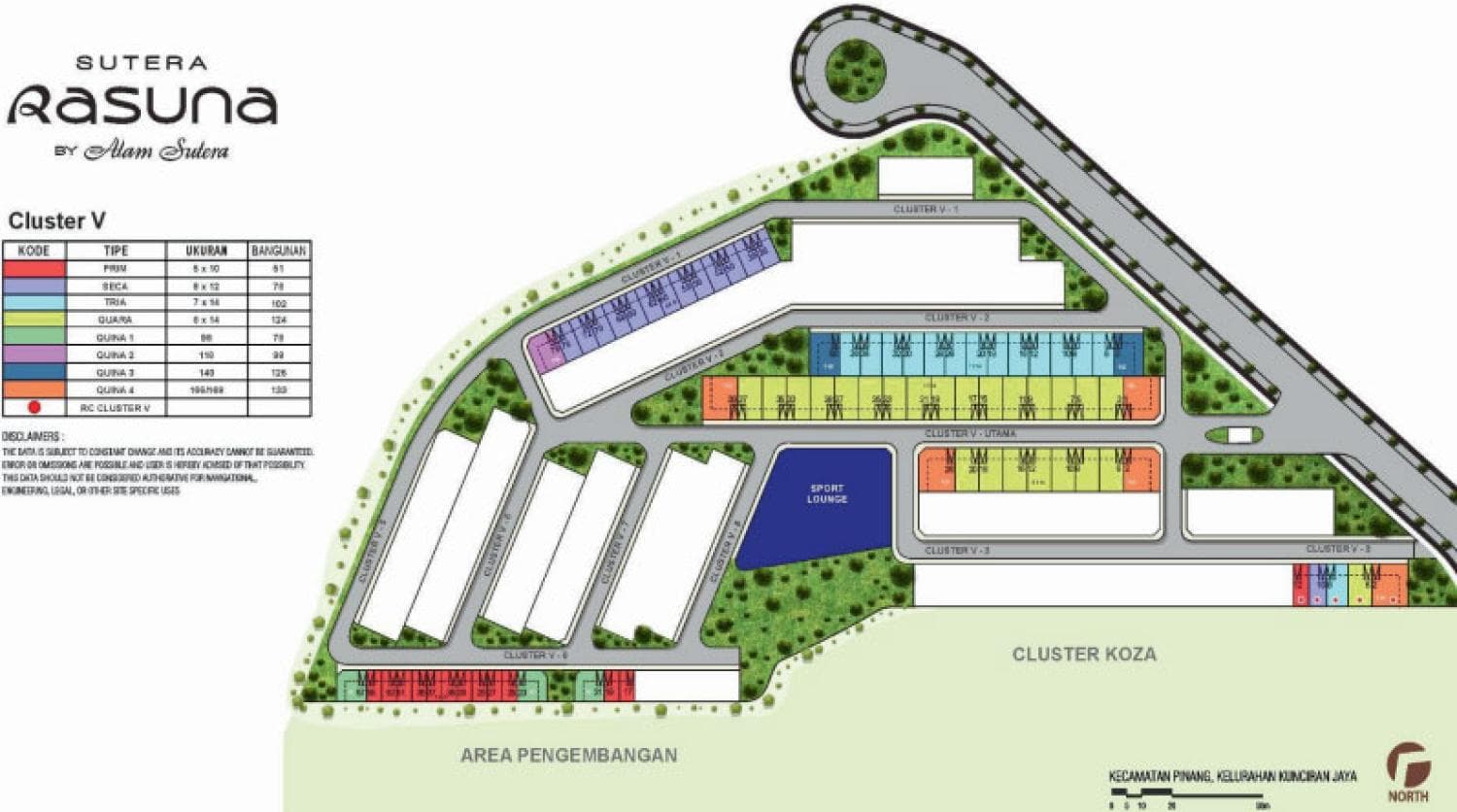 Siteplan Ryil at Sutera Rasuna