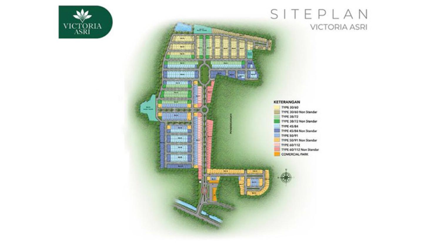 Siteplan Victoria Asri