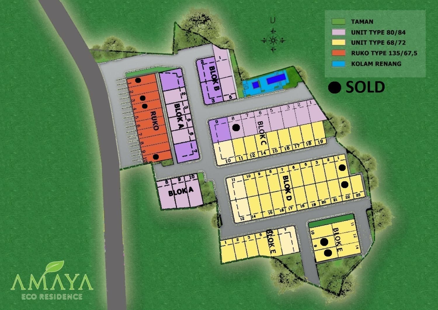 Siteplan Amaya Eco