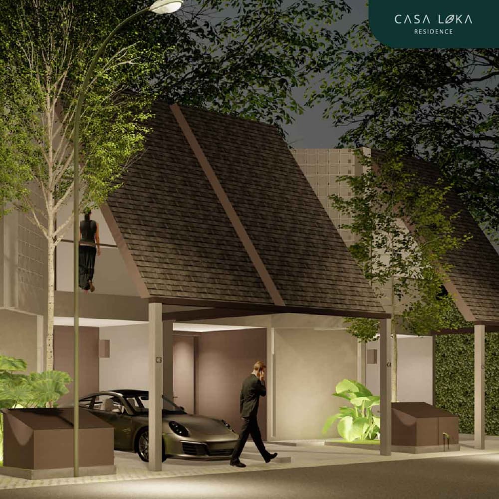 Fasad Rumah Casa Loka Residence