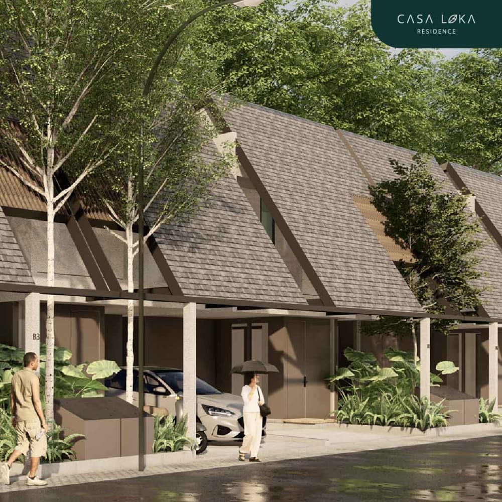 Fasad Rumah Casa Loka Residence