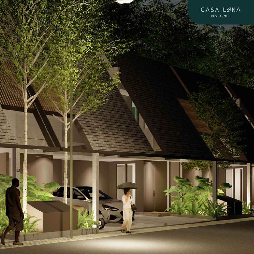 Fasad Rumah Casa Loka Residence