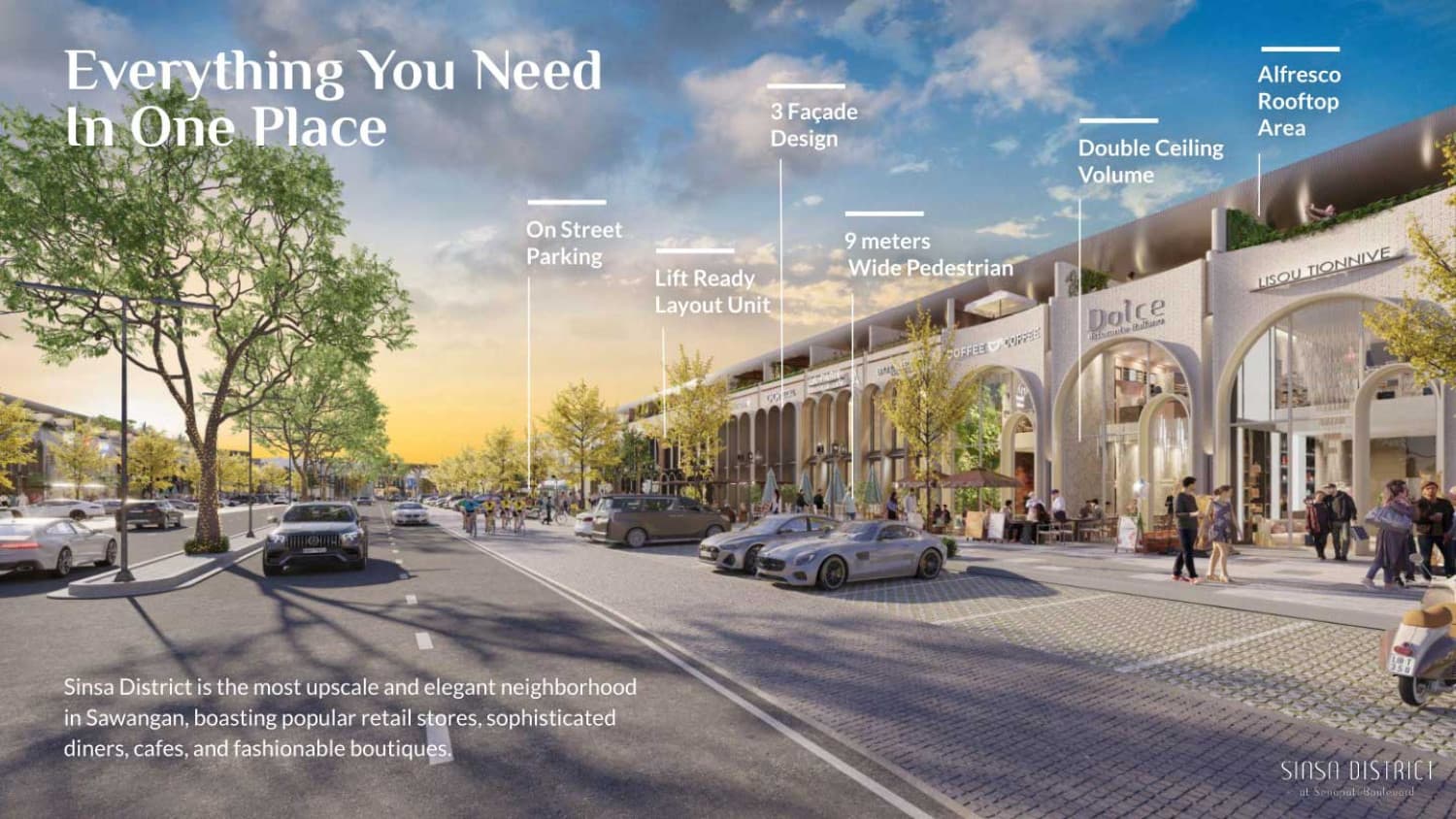 Ruko Sinsa District Senopati Boulevard