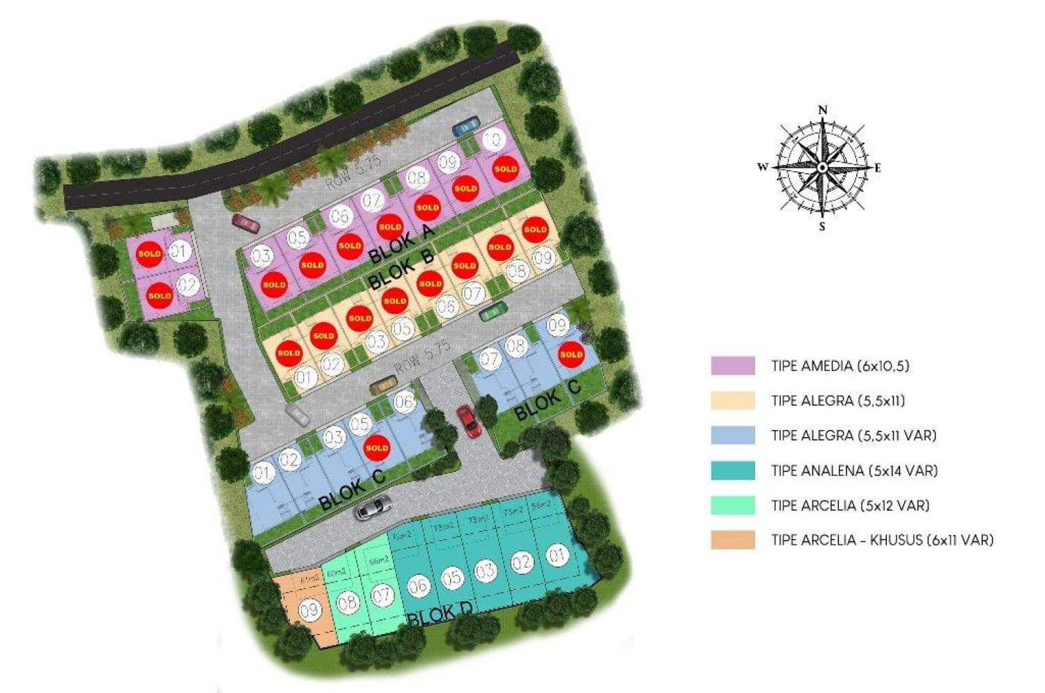 Siteplan Cluster