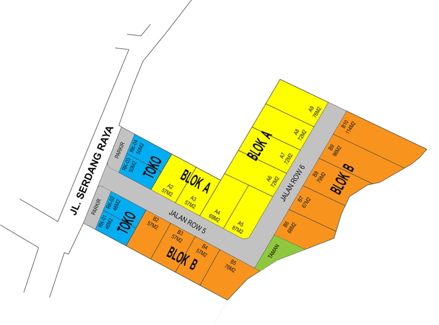 SIteplan Villa Amarilis