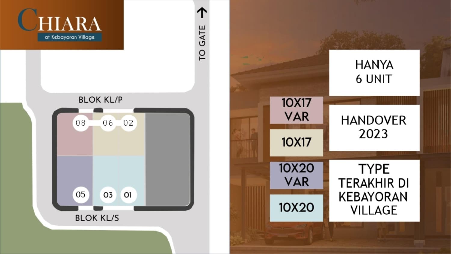 Siteplan Chiara at Kebayoran Village