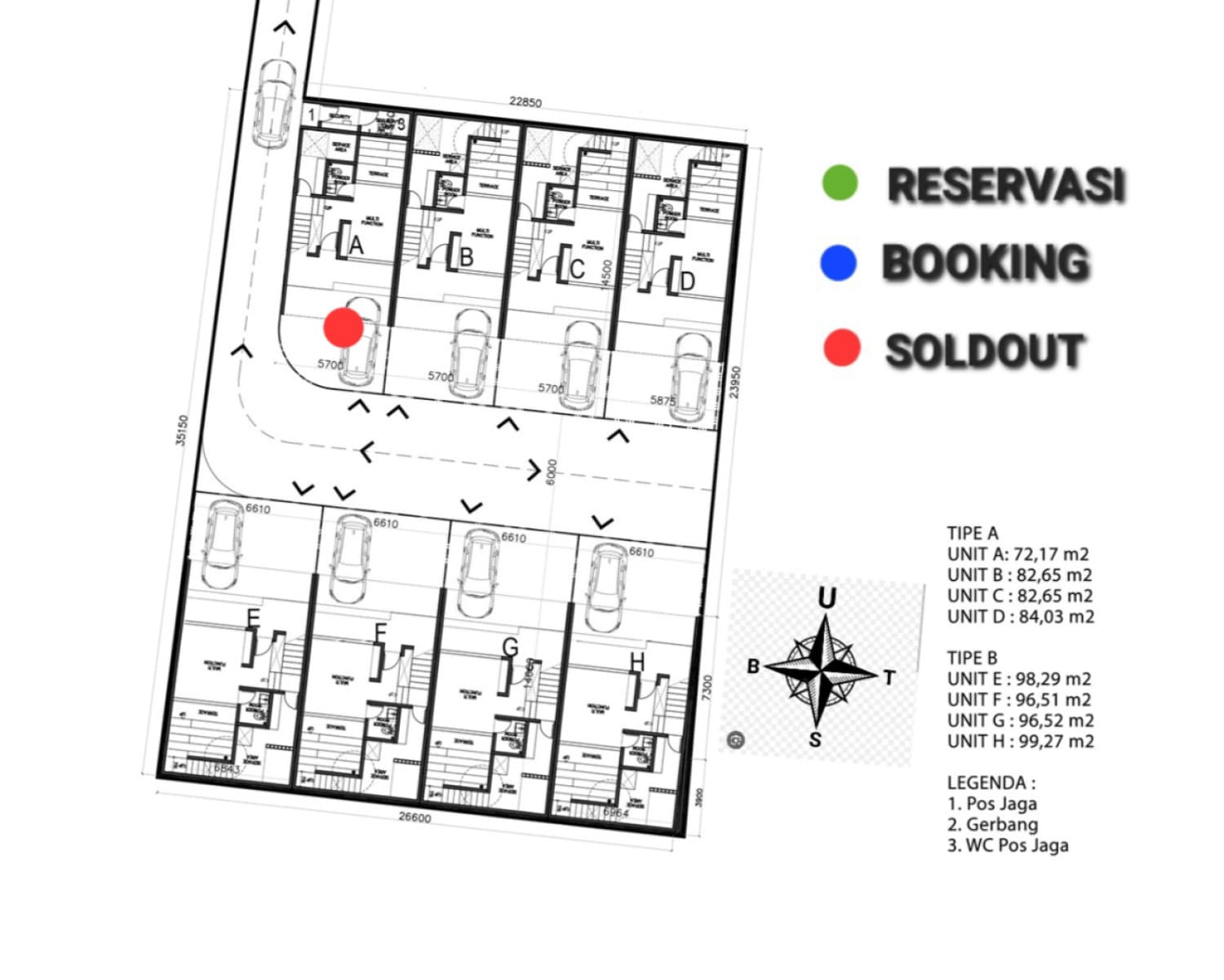 Siteplan The Prive Kemang