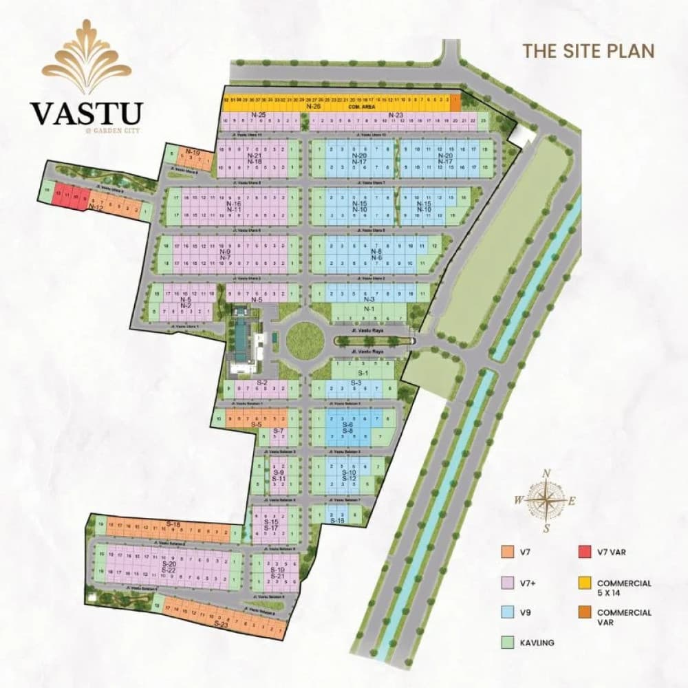 Siteplan Cluster