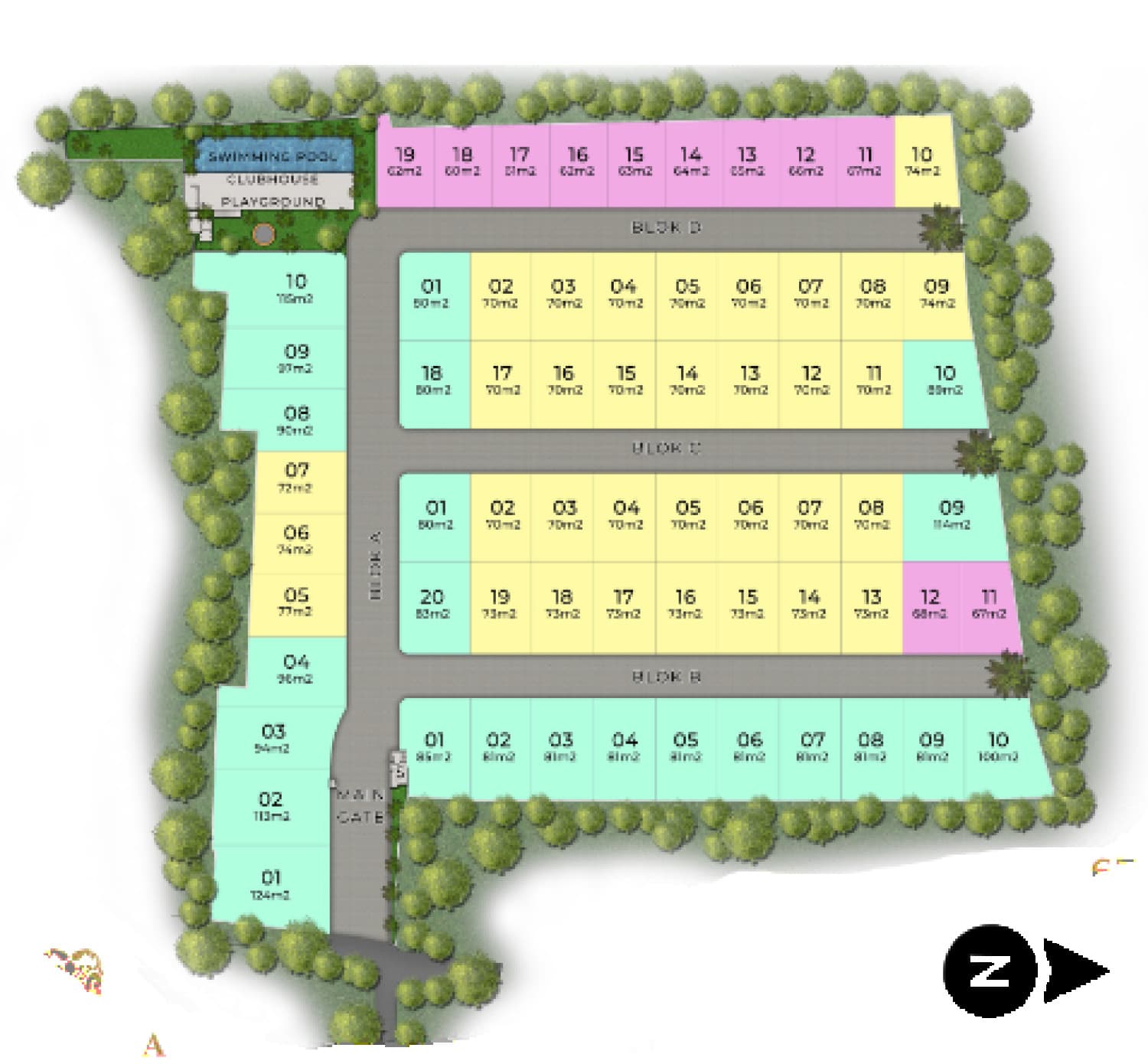 Siteplan Amanila Residence