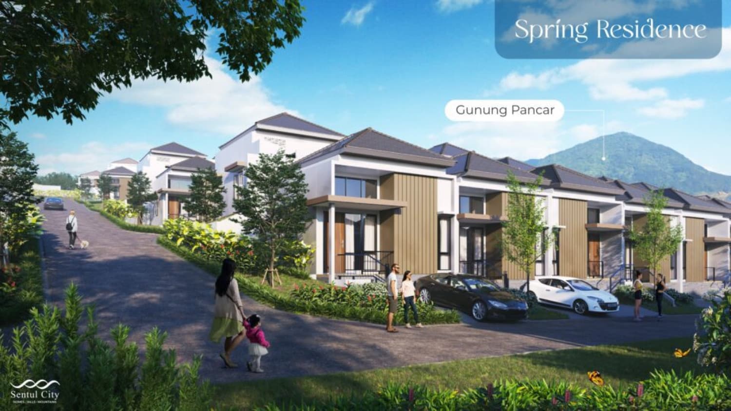 Fasad Spring Residence Sentul City