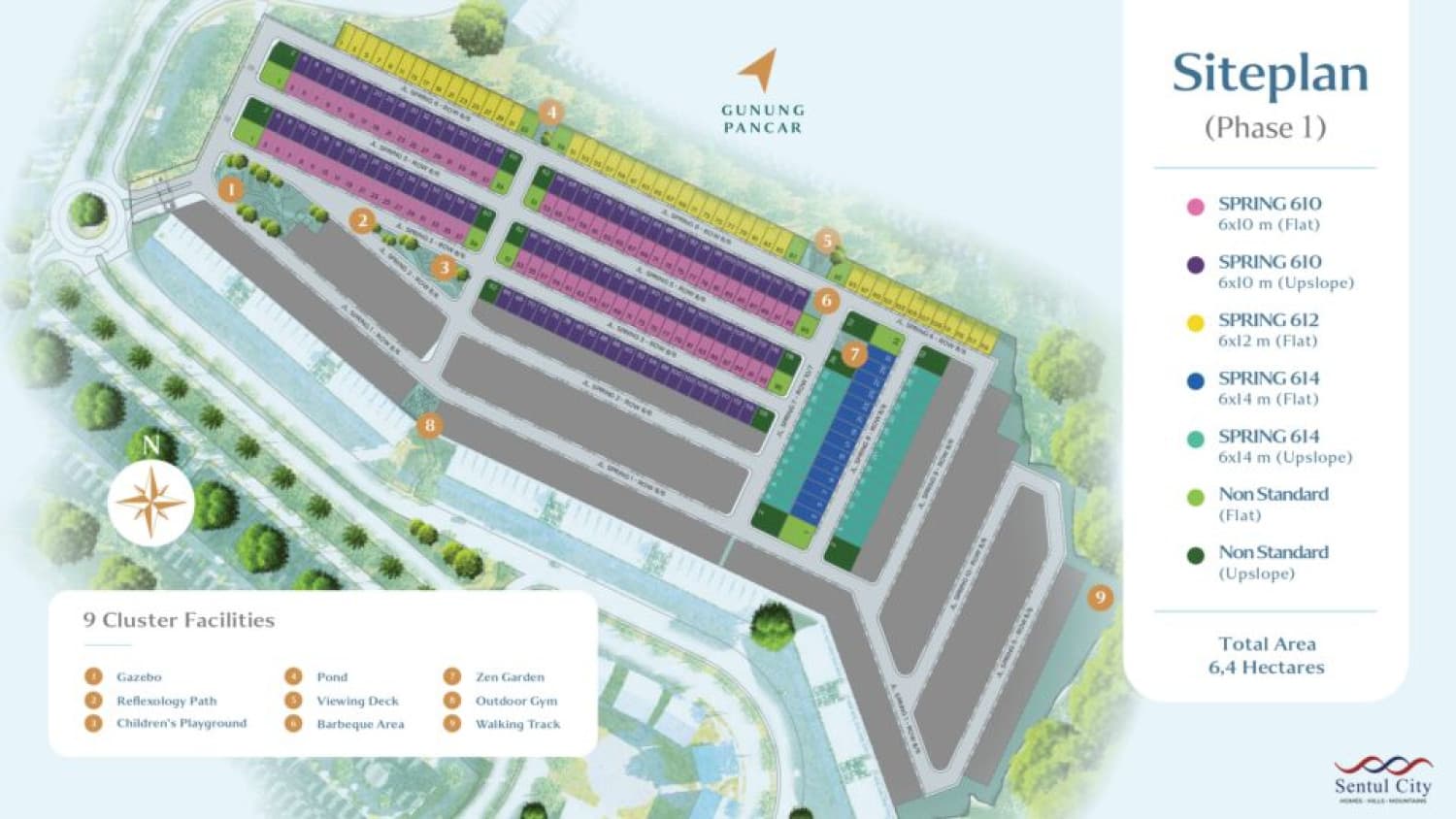 Siteplan Spring Residence Sentul City