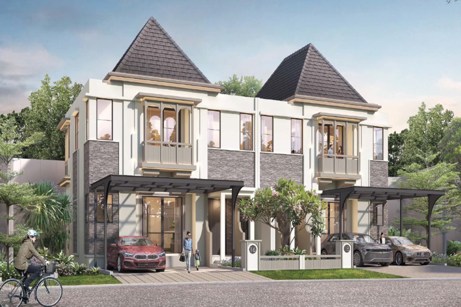 Fasad Maple Residence Summarecon Bogor