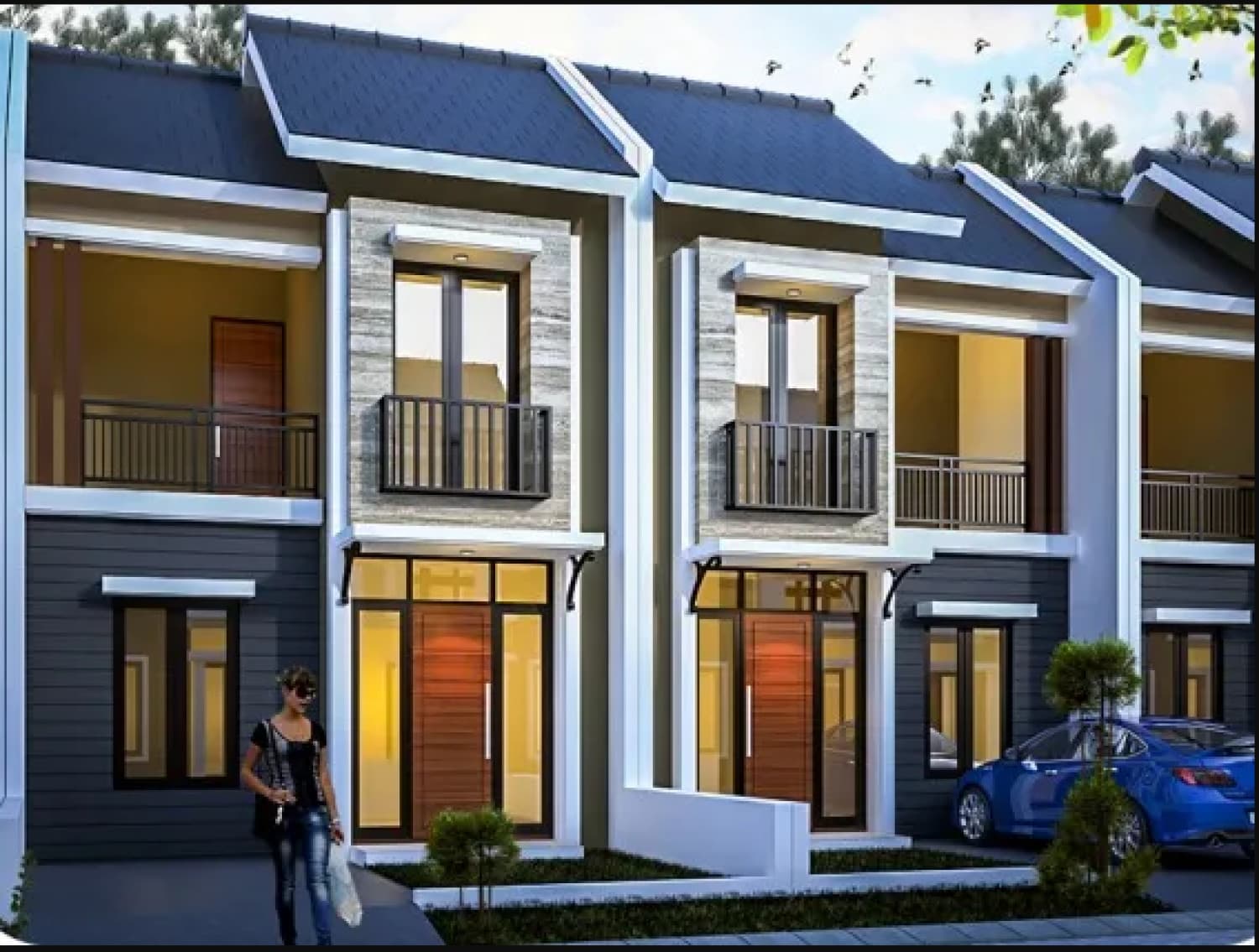 Fasad Alana Regency Tambak Oso