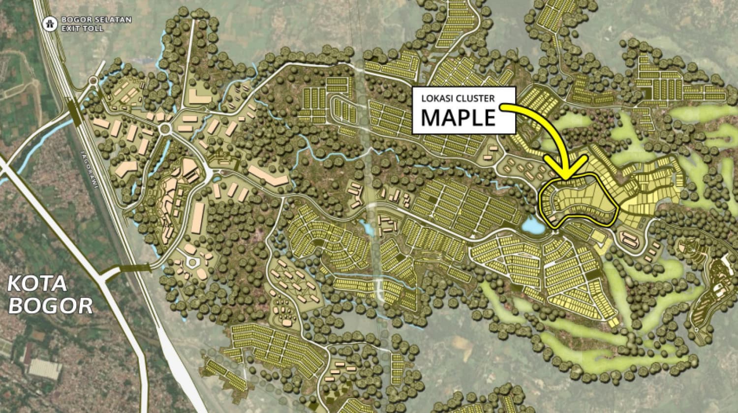 Masterplan Maple Residence Summarecon Bogor