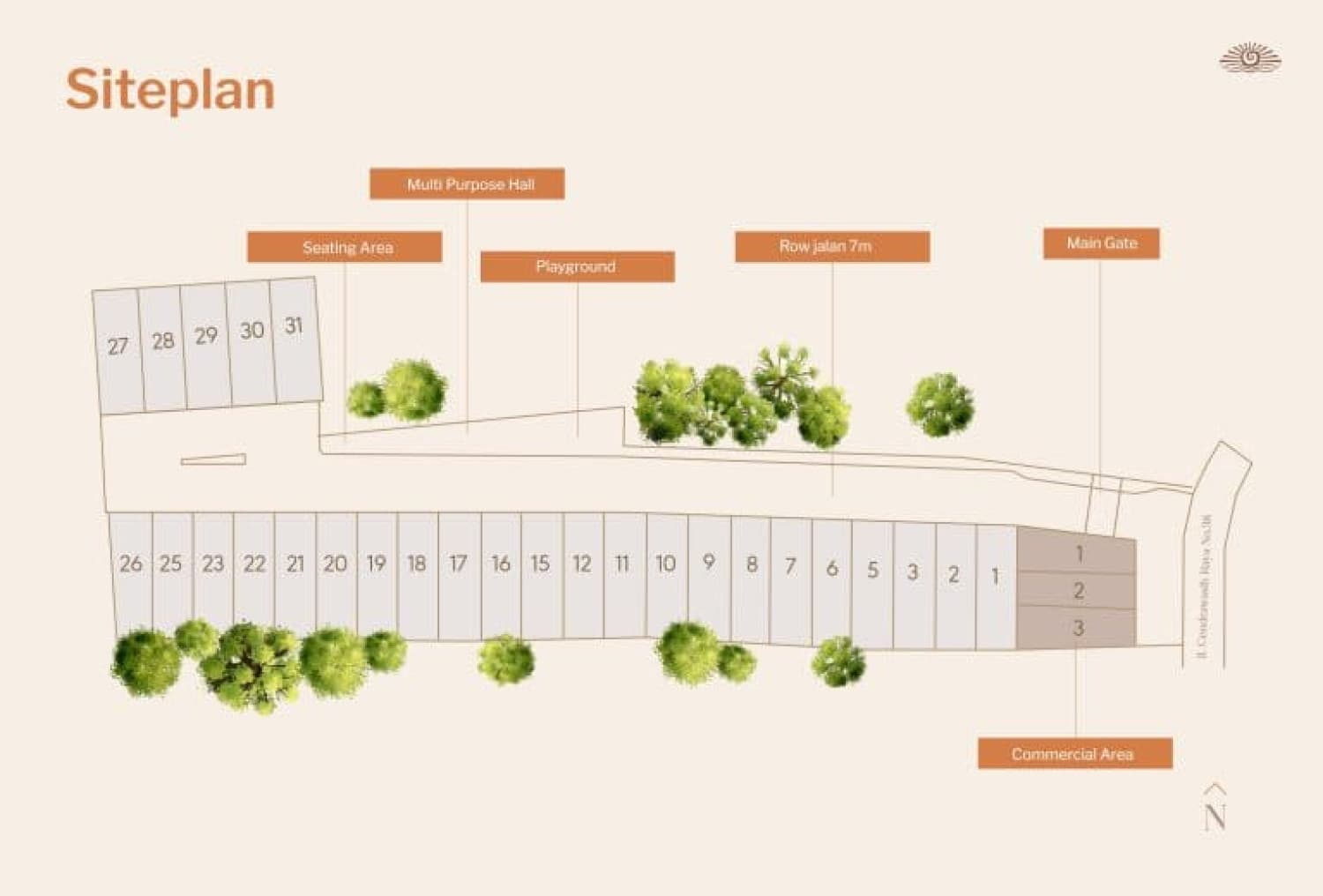 Siteplan Cluster KAIA Bintaro