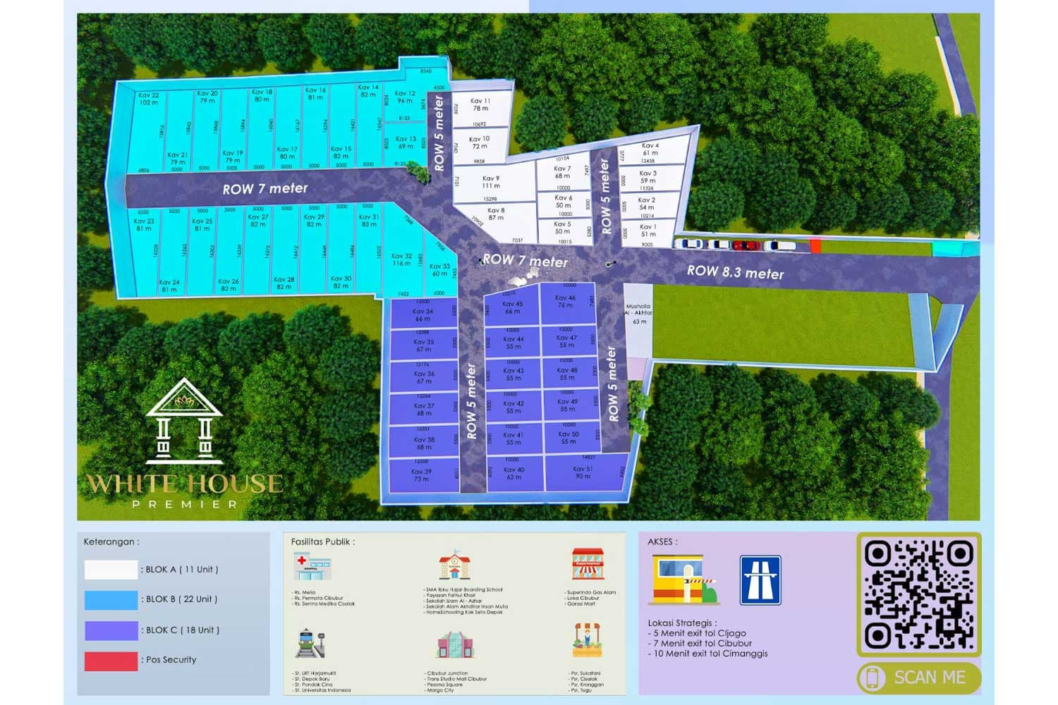 Siteplan Cluster