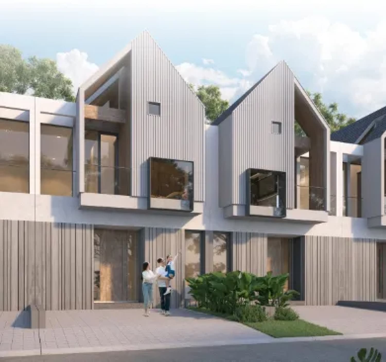 Fasad Garden Ville 2 @Graha Natura