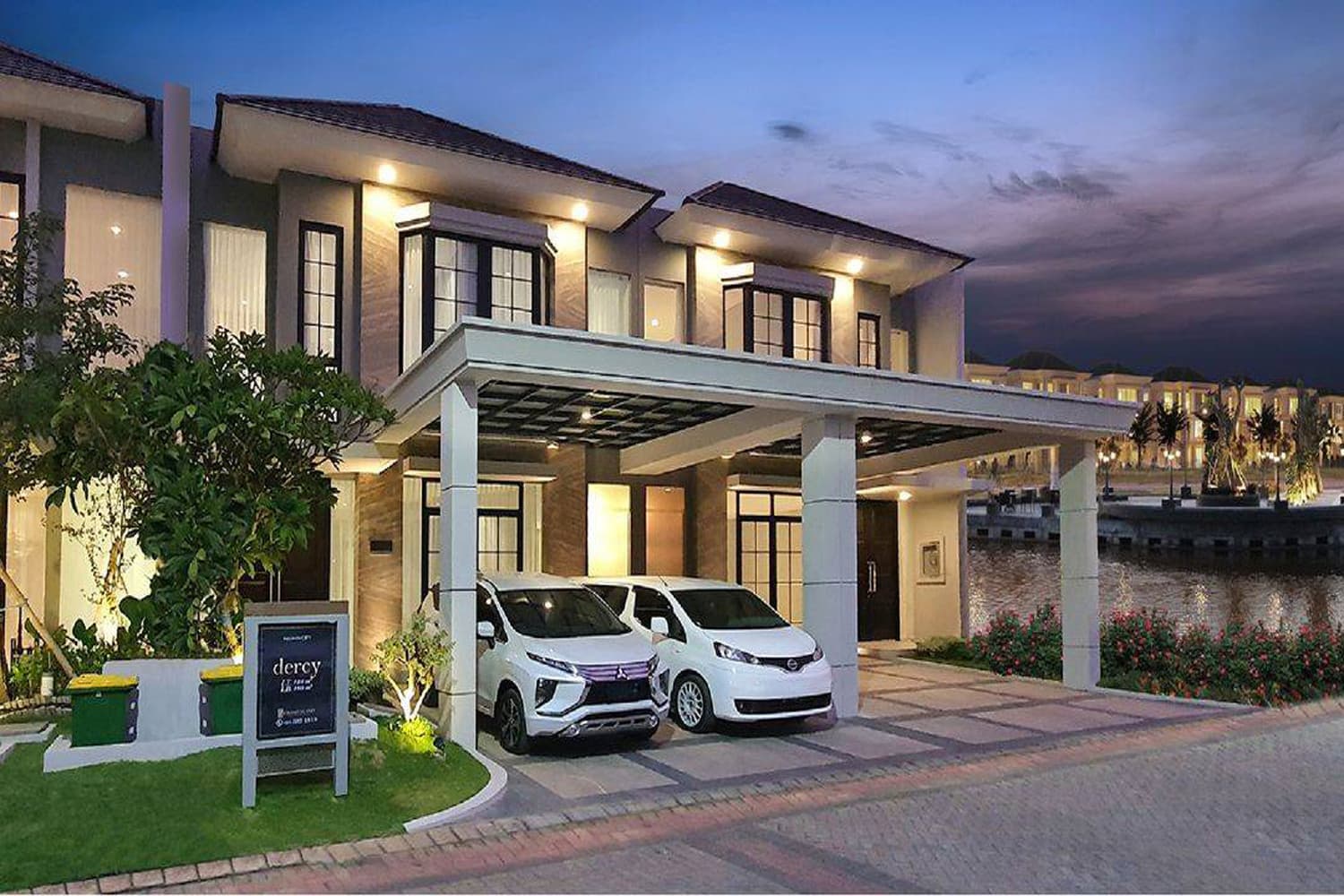 Fasad Aruba Villa Grand Island