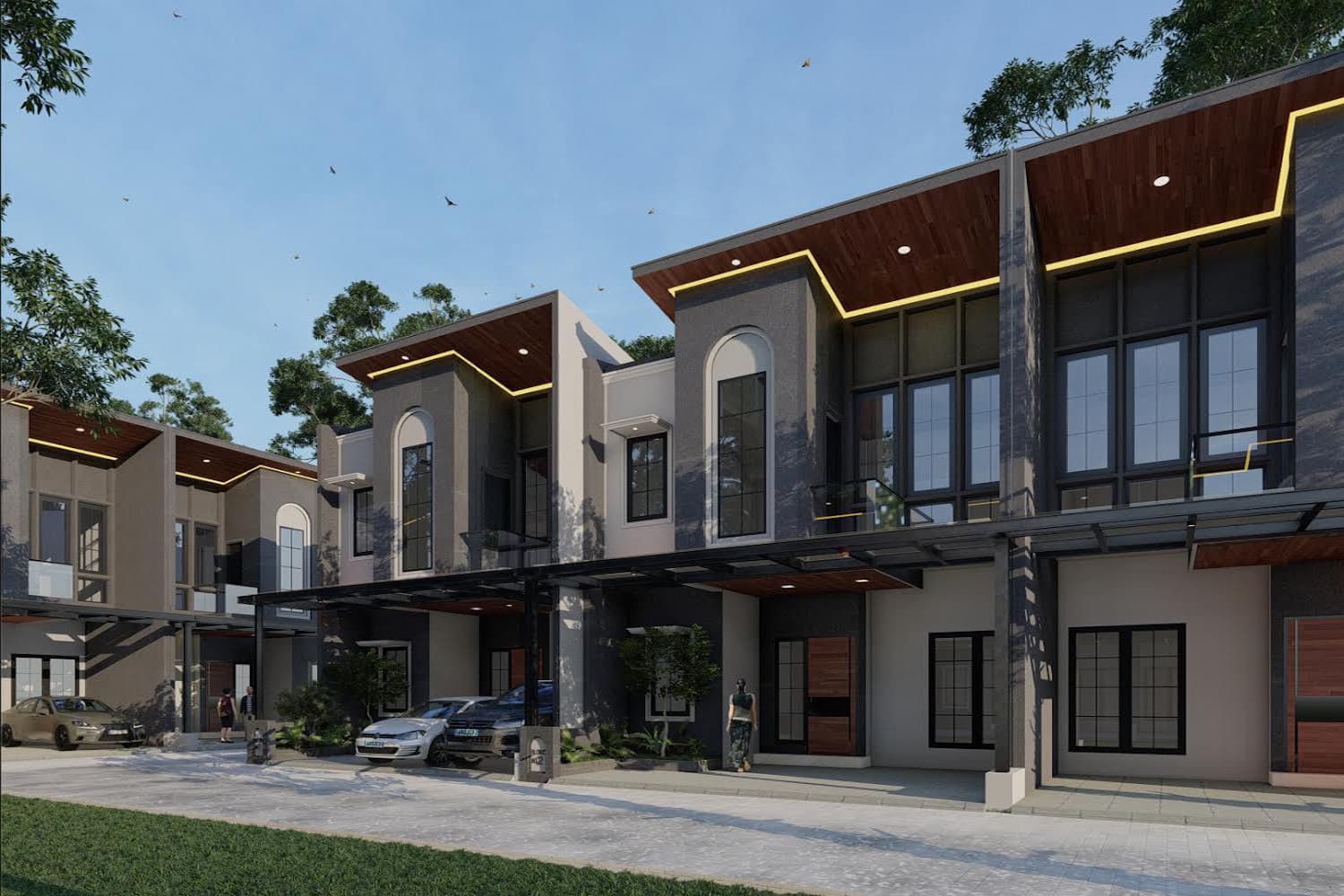 Fasad Cluster Eltaramanda Jakarta Timur