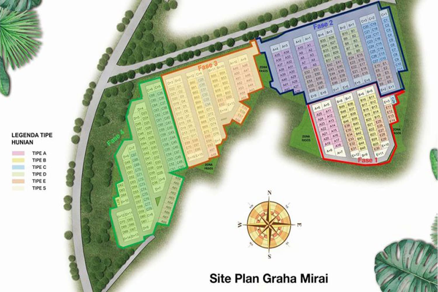 Siteplan Graha Mirai Deltamas