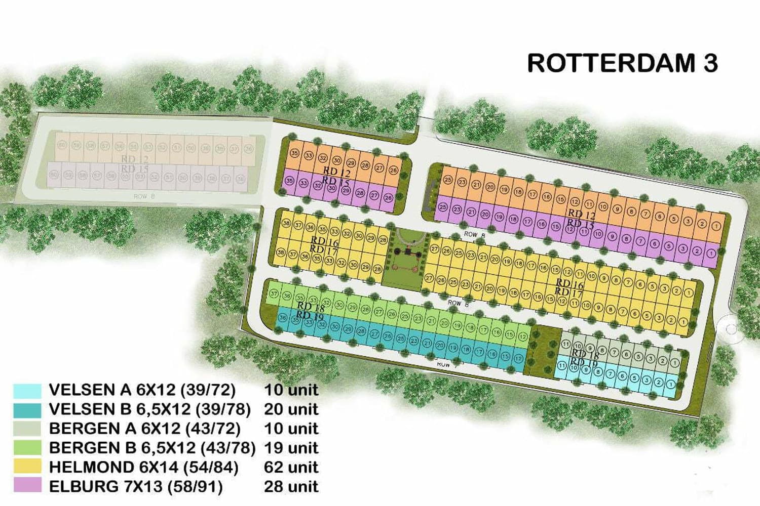 Siteplan Rotterdam CitraHarmoni Sidoarjo