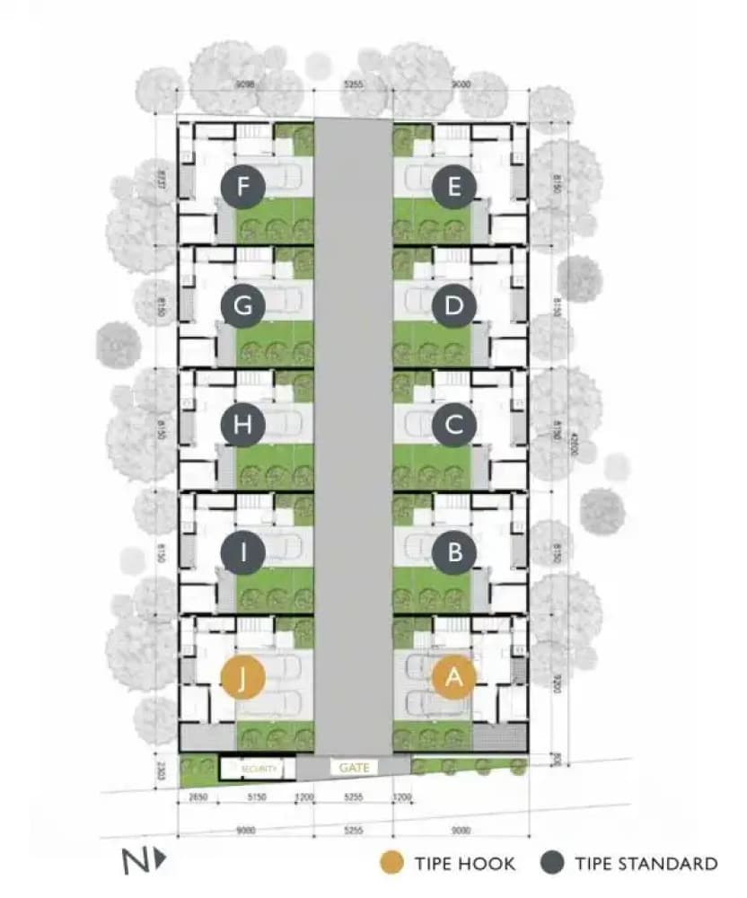 Siteplan Cluster