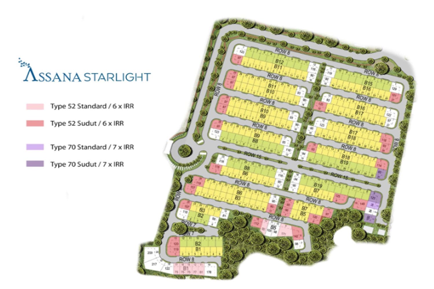 Siteplan Assana Starlight Vanya Park