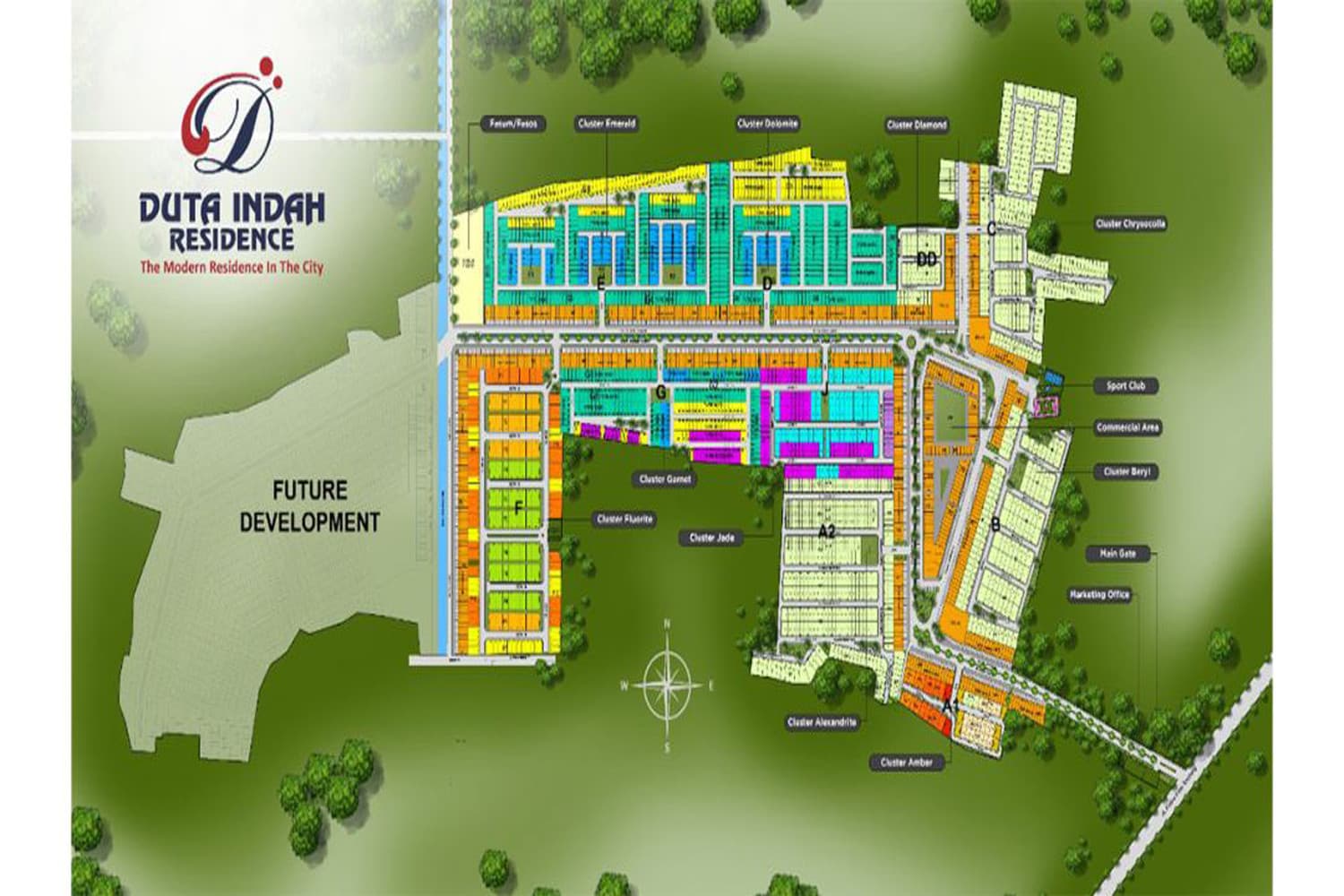 Siteplan Duta Indah Residence
