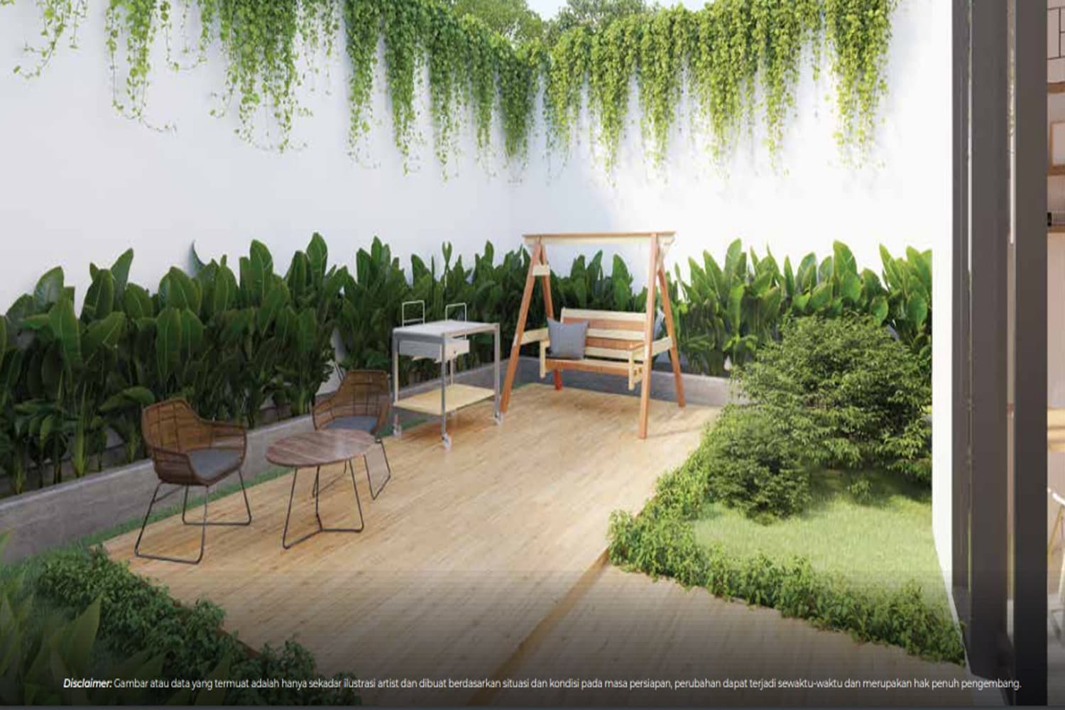 Taman Belakang New Auckland Metland Transyogi