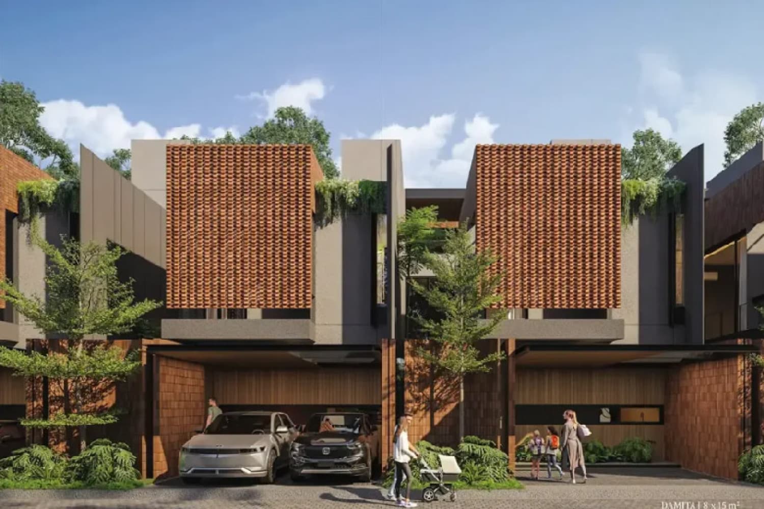 Fasad Damara Village Serpong