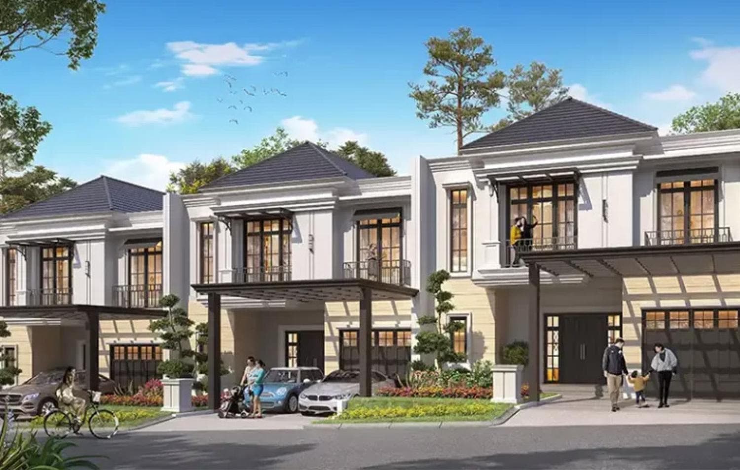 Fasad Citra Mansion Golf Residence
