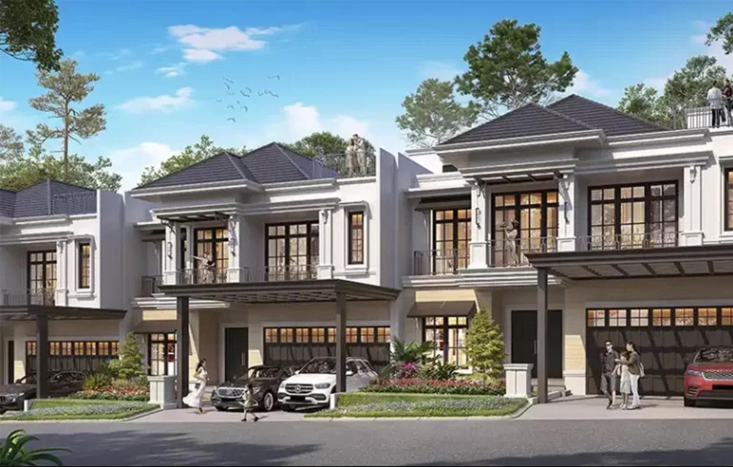 Fasad Citra Mansion Golf Residence