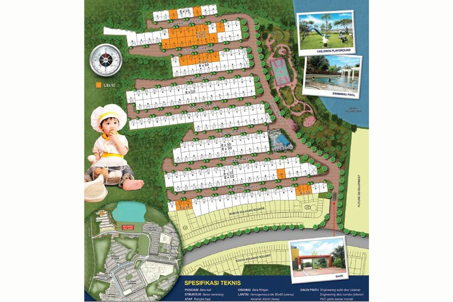 Siteplan Atlanta Village Gading Serpong