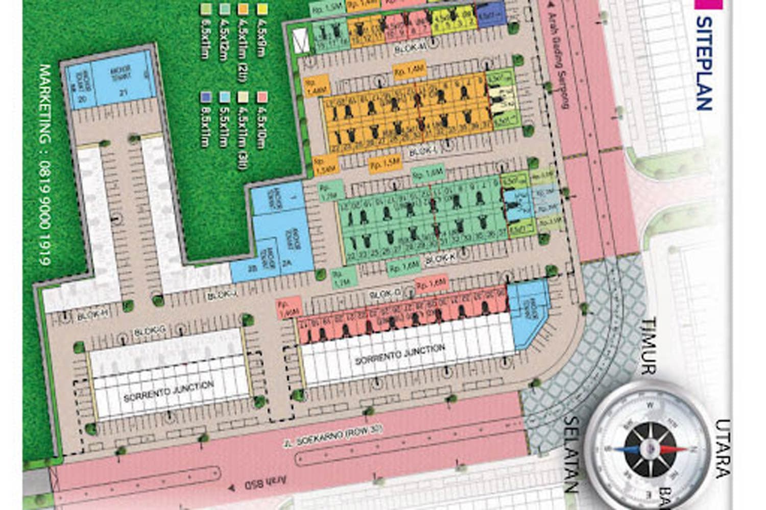 Siteplan Cluster