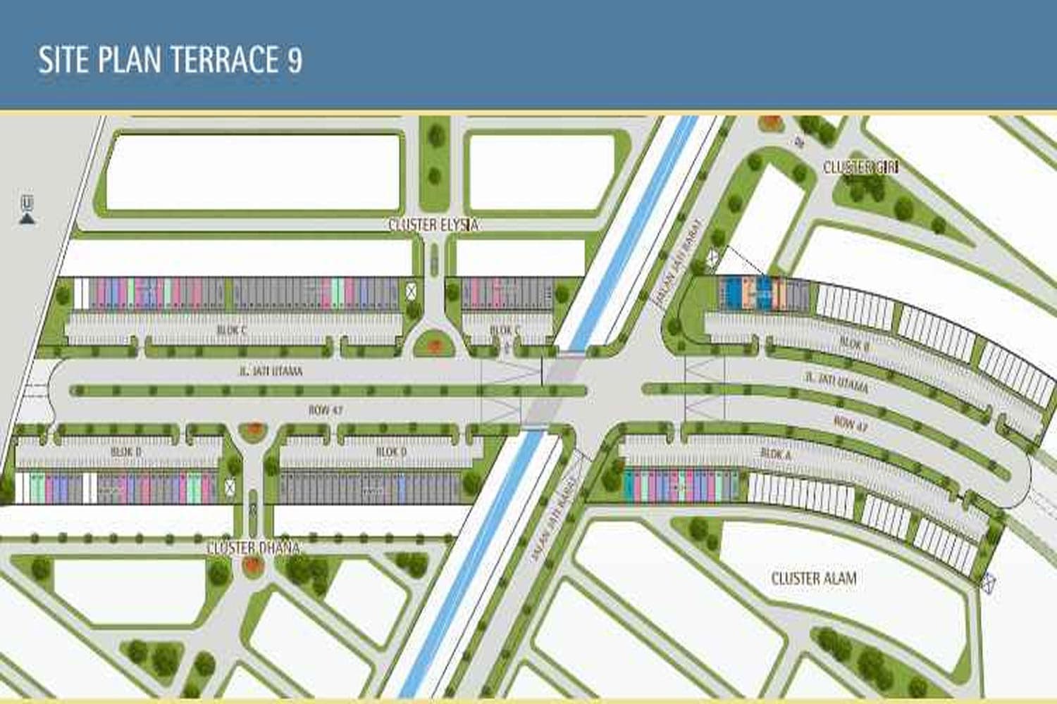 Siteplan Ruko Terrace 9 Suvarna Sutera Tahap 2