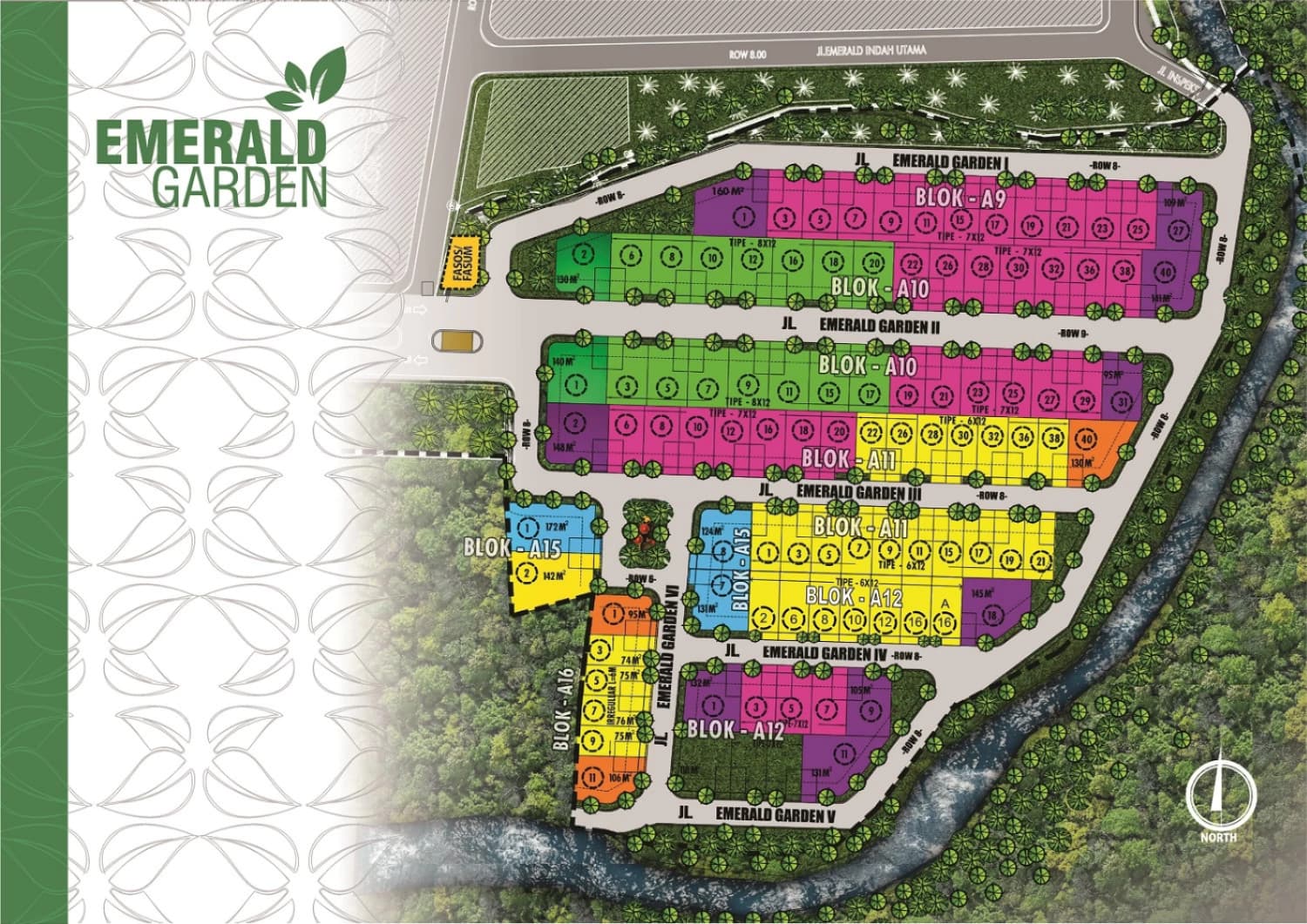 Siteplan Emerald Garden Bintaro