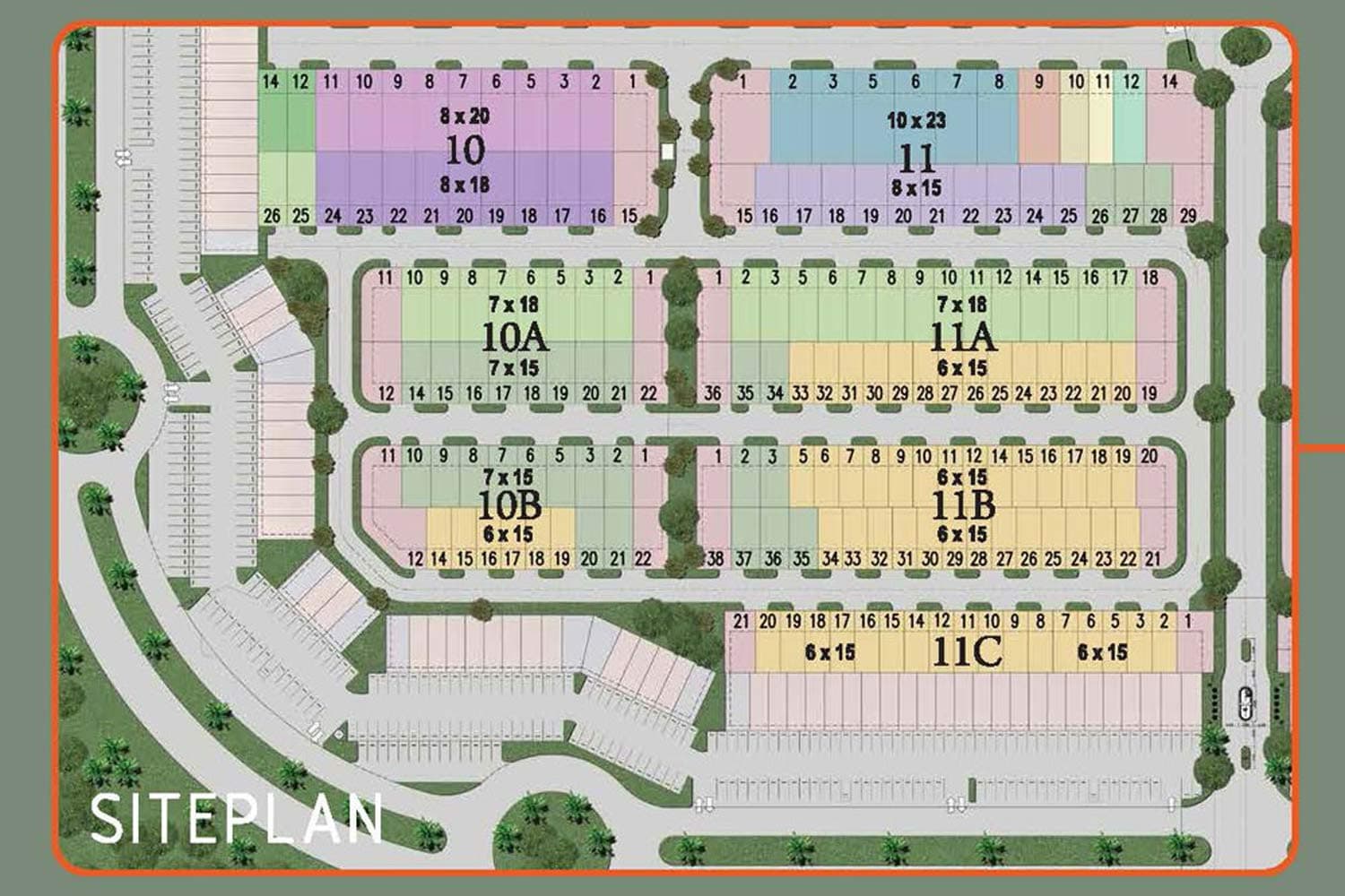 Siteplan Cluster