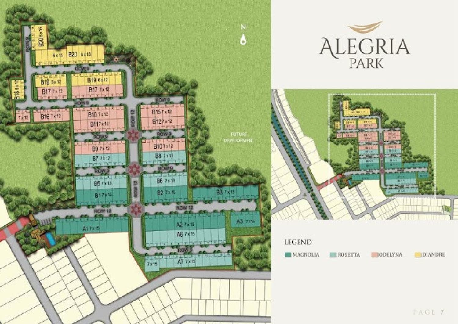 Siteplan Alegria Park