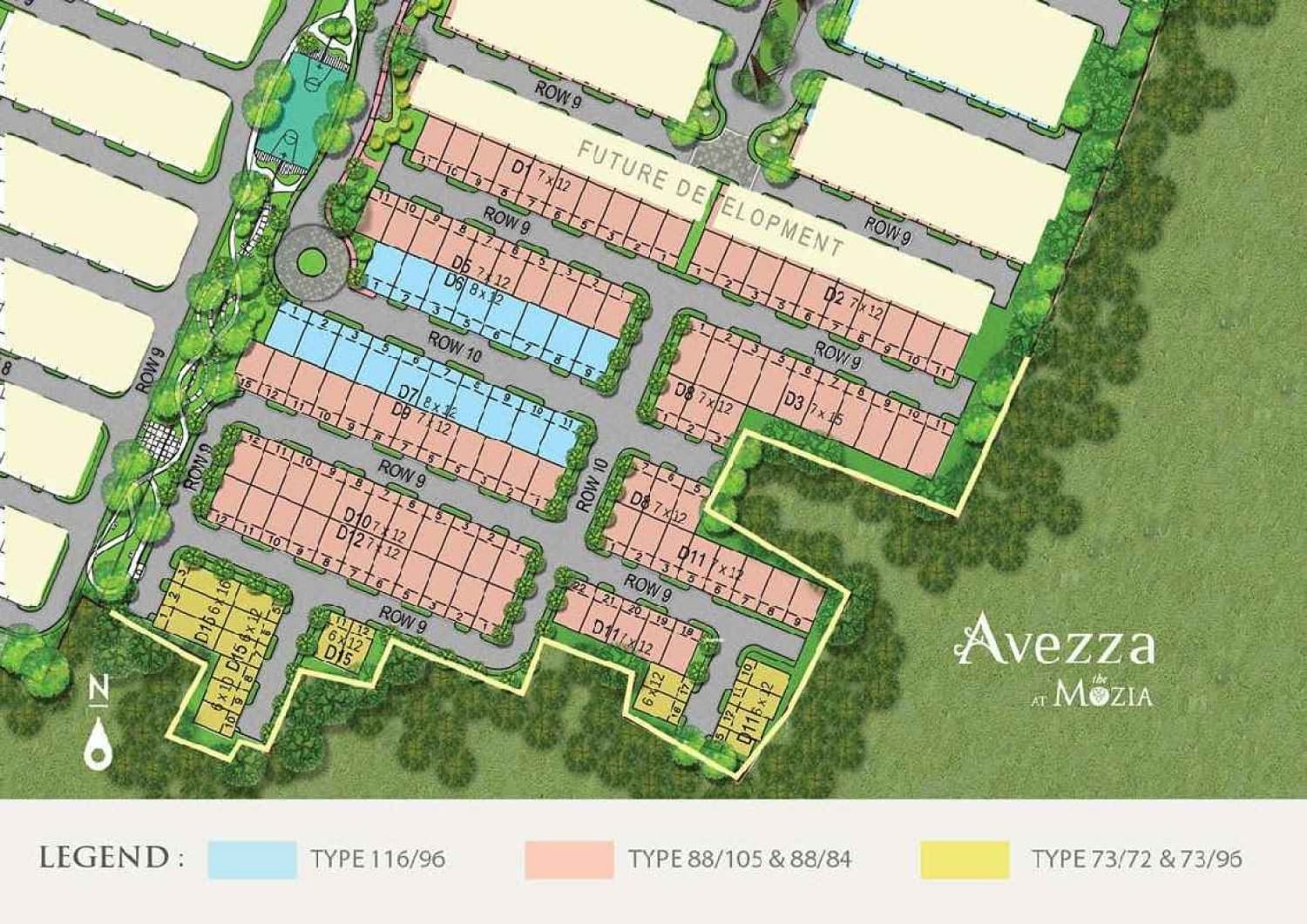 Siteplan Avezza